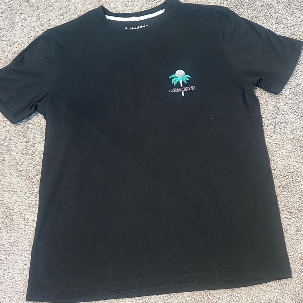 Chubbies Let’s Par Tee Men’s Tee Shirt size M